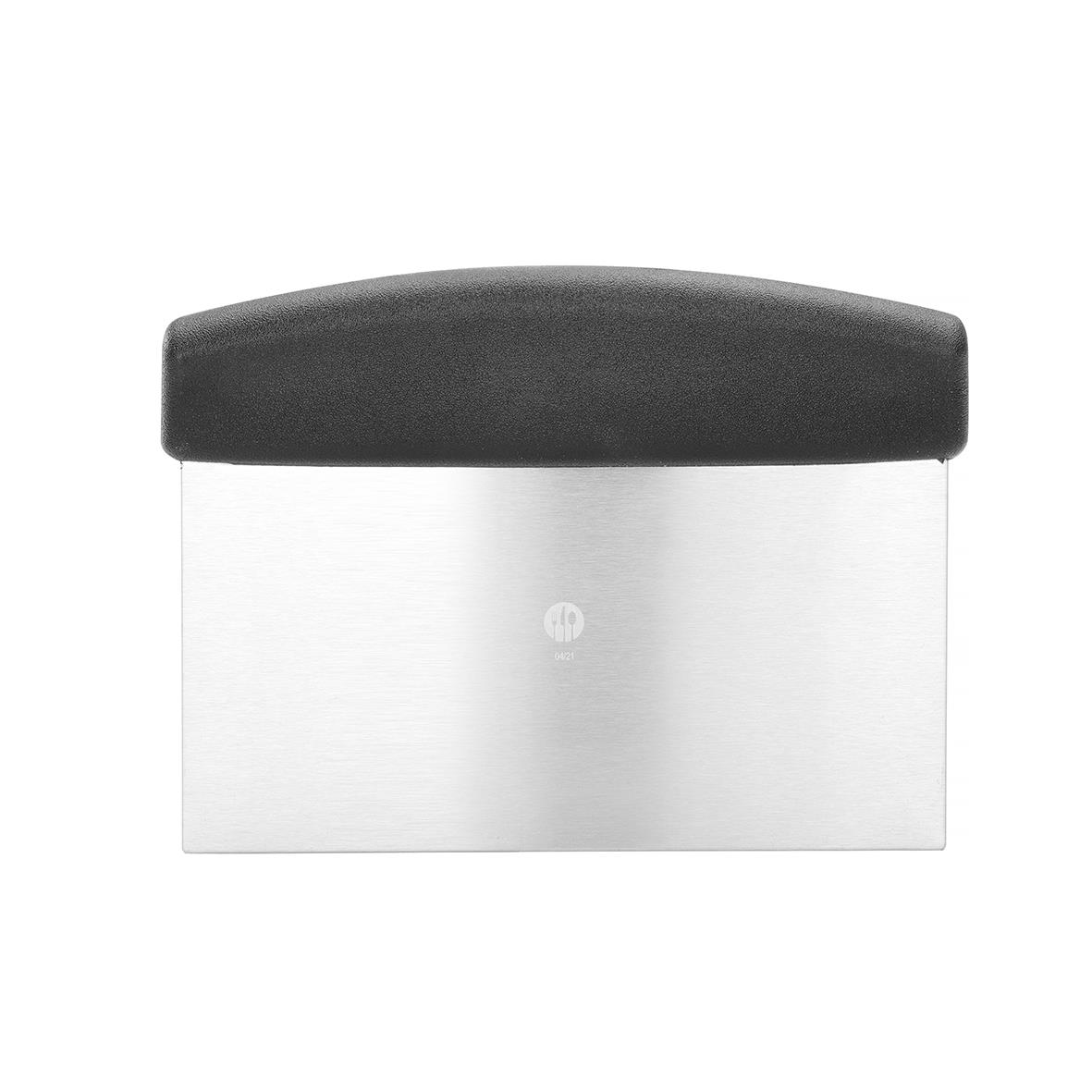 Svart degskrapa Hendi med handtag, storlek 150x110mm