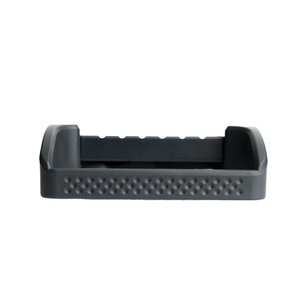 Mandolin Global 6,4cm svart plastdel med räfflad yta och handtag