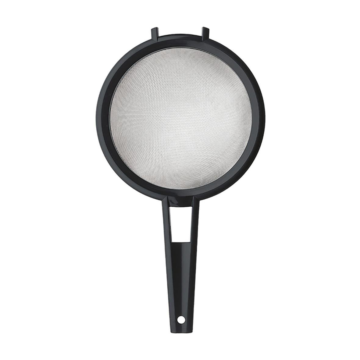 Svart sil för att sila bort små partiklar, diameter 19 cm