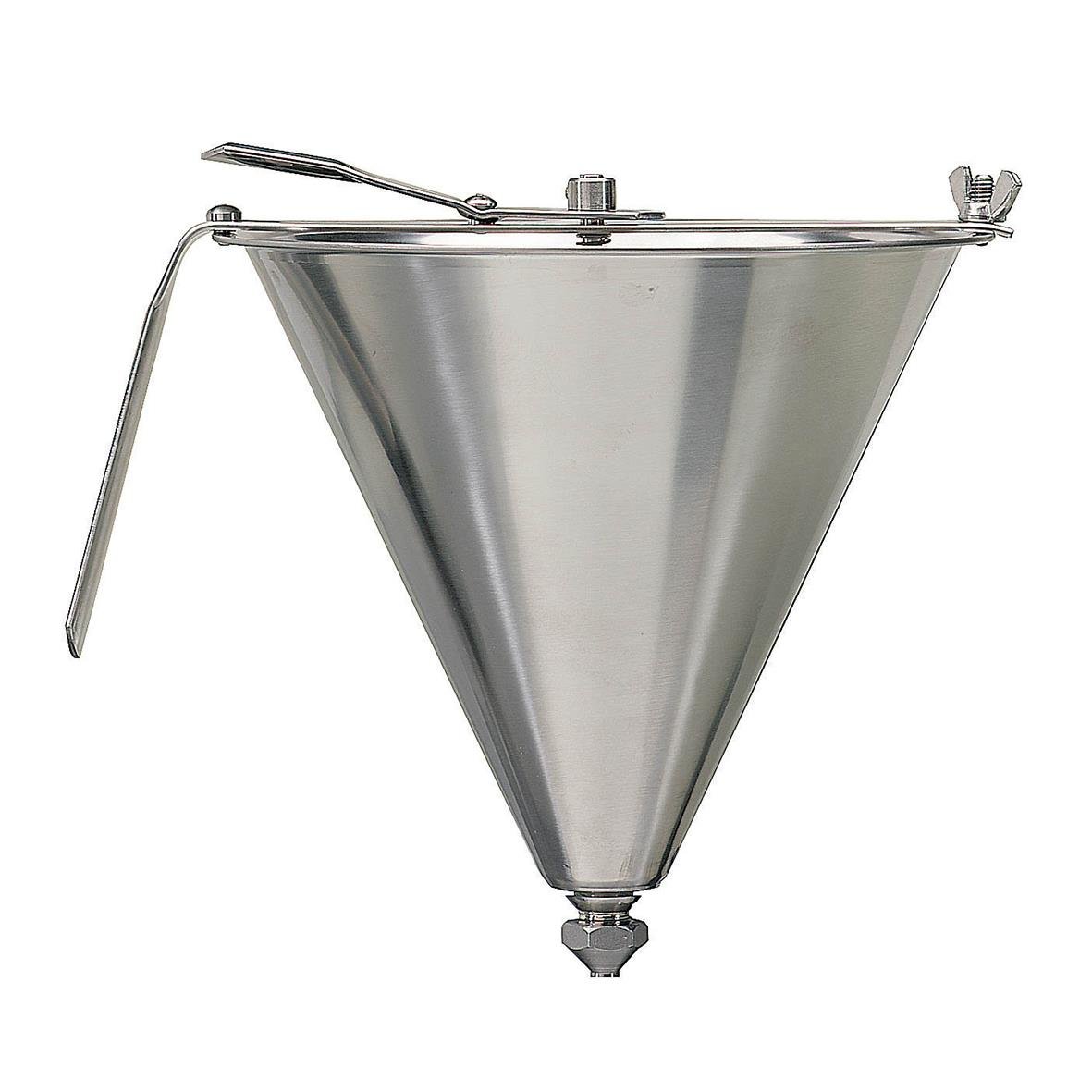 Rostfri portionerare med 1L kapacitet i konform form