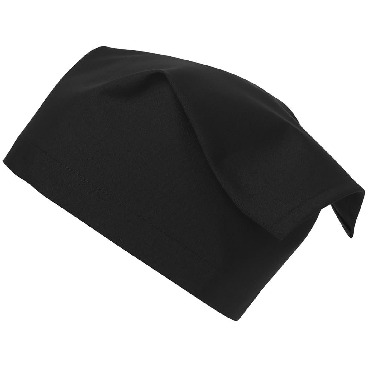 Svart sjalett i tyg med enkel design, one size