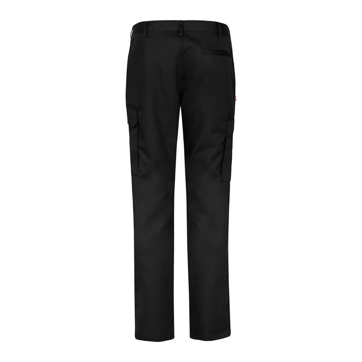 Svarta kockbyxor Segers 8603 Herr C52 med fickor och rak passform