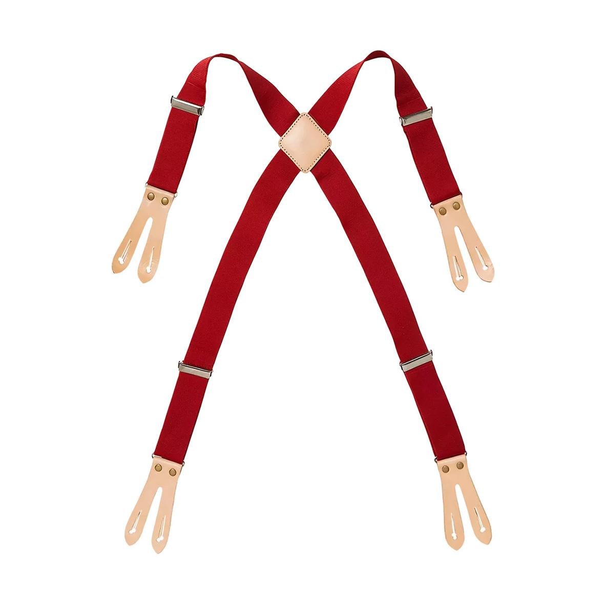 Mörkröda resårhängsle Segers 0568 i storlek M/S