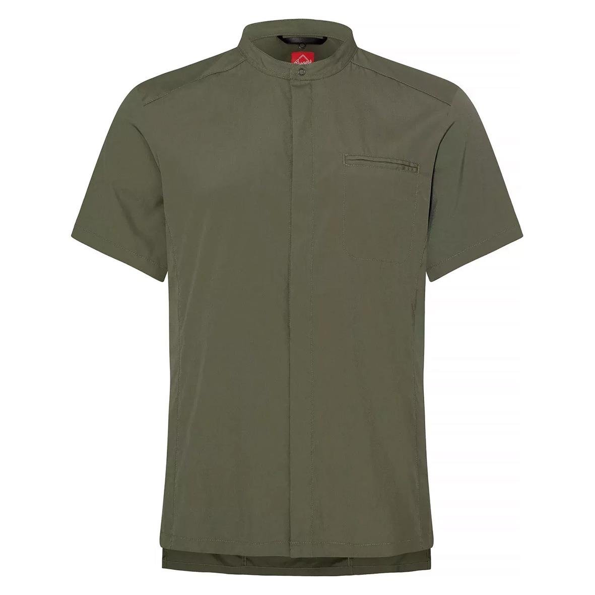 Olivgrön kockskjorta Segers 1006 Herr i storlek XXS