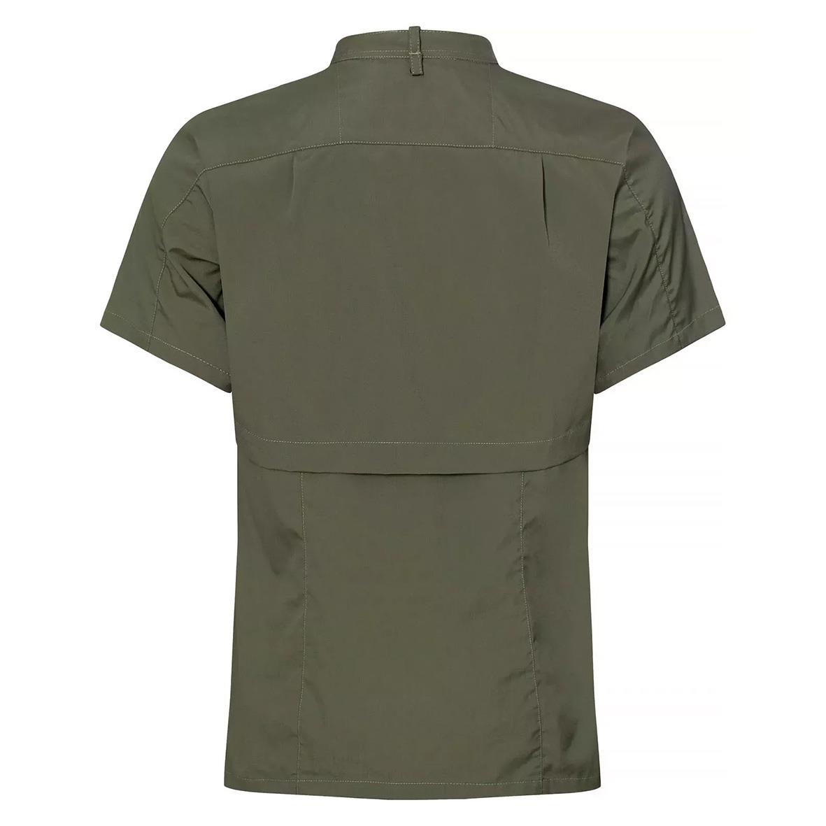 Olivgrön kockskjorta för herr i storlek XXS