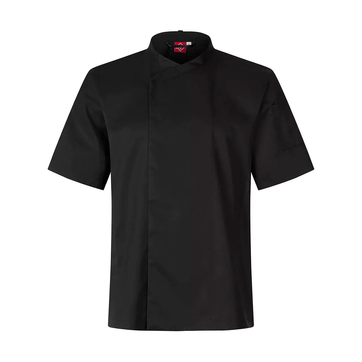 Svart kockrock i stretchmaterial för unisex, storlek XXS