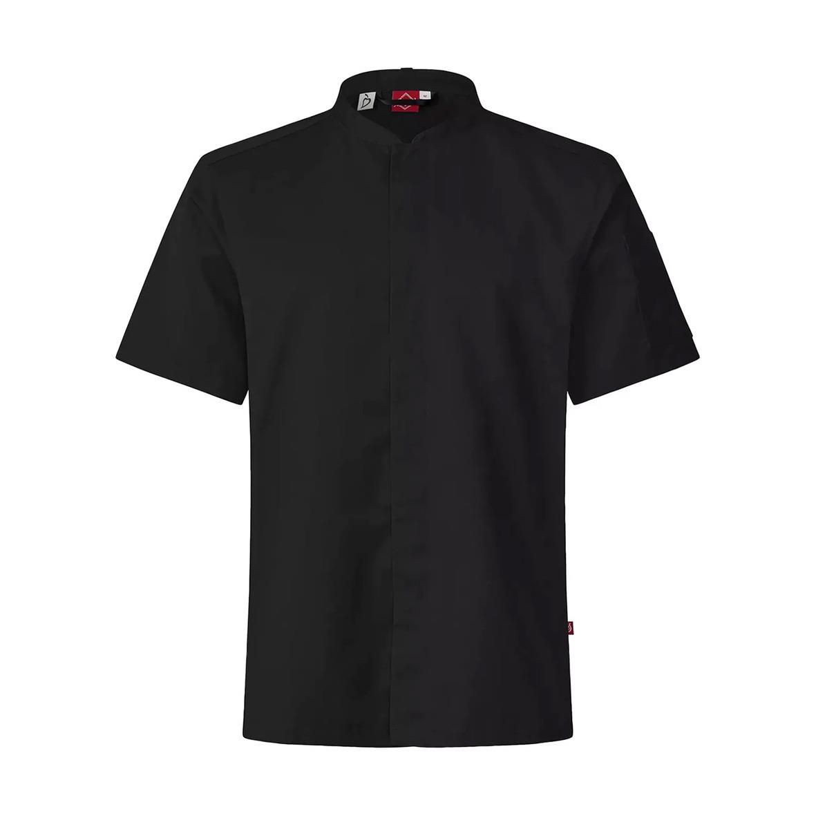 Svart unisex kockskjorta Segers 1097 i storlek XXS