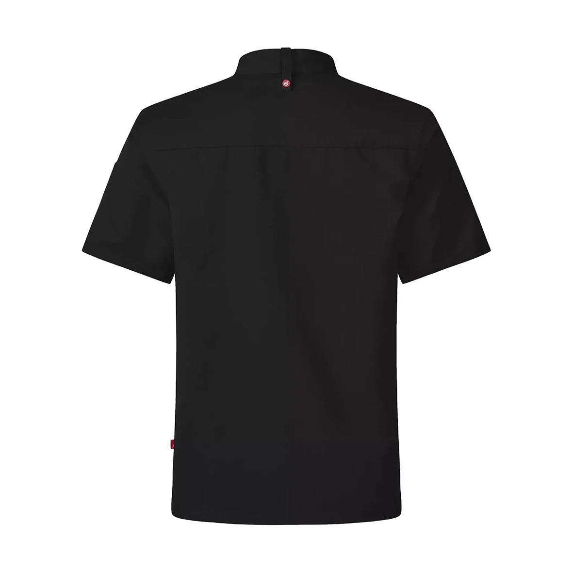 Svart unisex kockskjorta i storlek XL från Segers