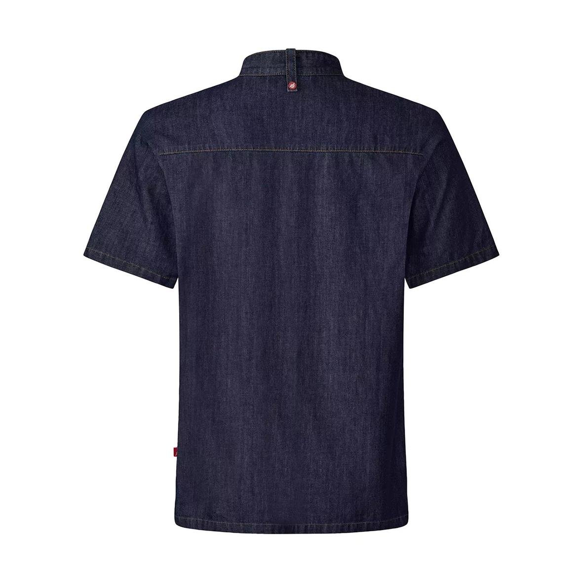 Mörkblå unisex kockskjorta från Segers 1097 i storlek S