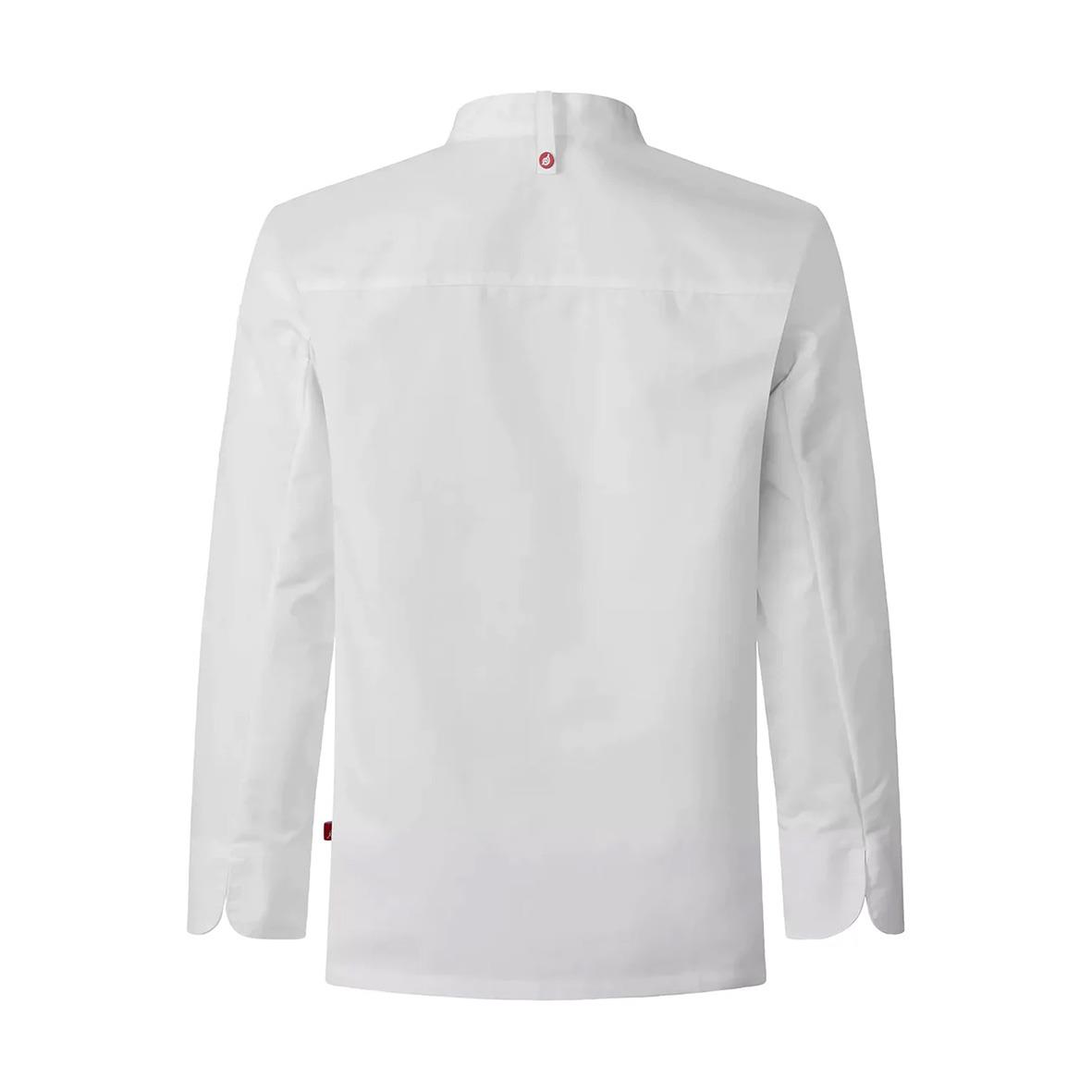 Vit unisex kockskjorta i storlek XXL från Segers