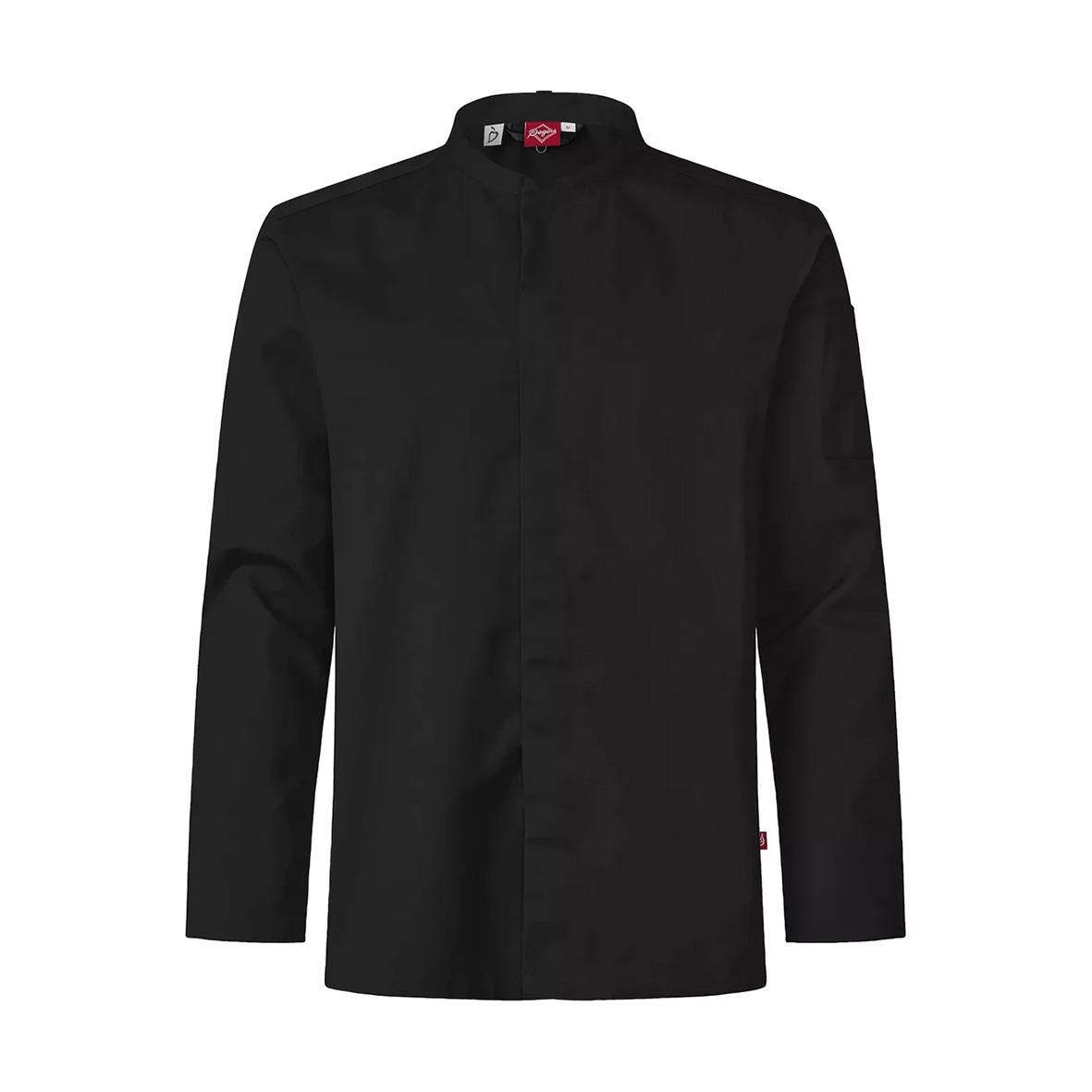 Svart unisex kockskjorta i storlek XL från Segers