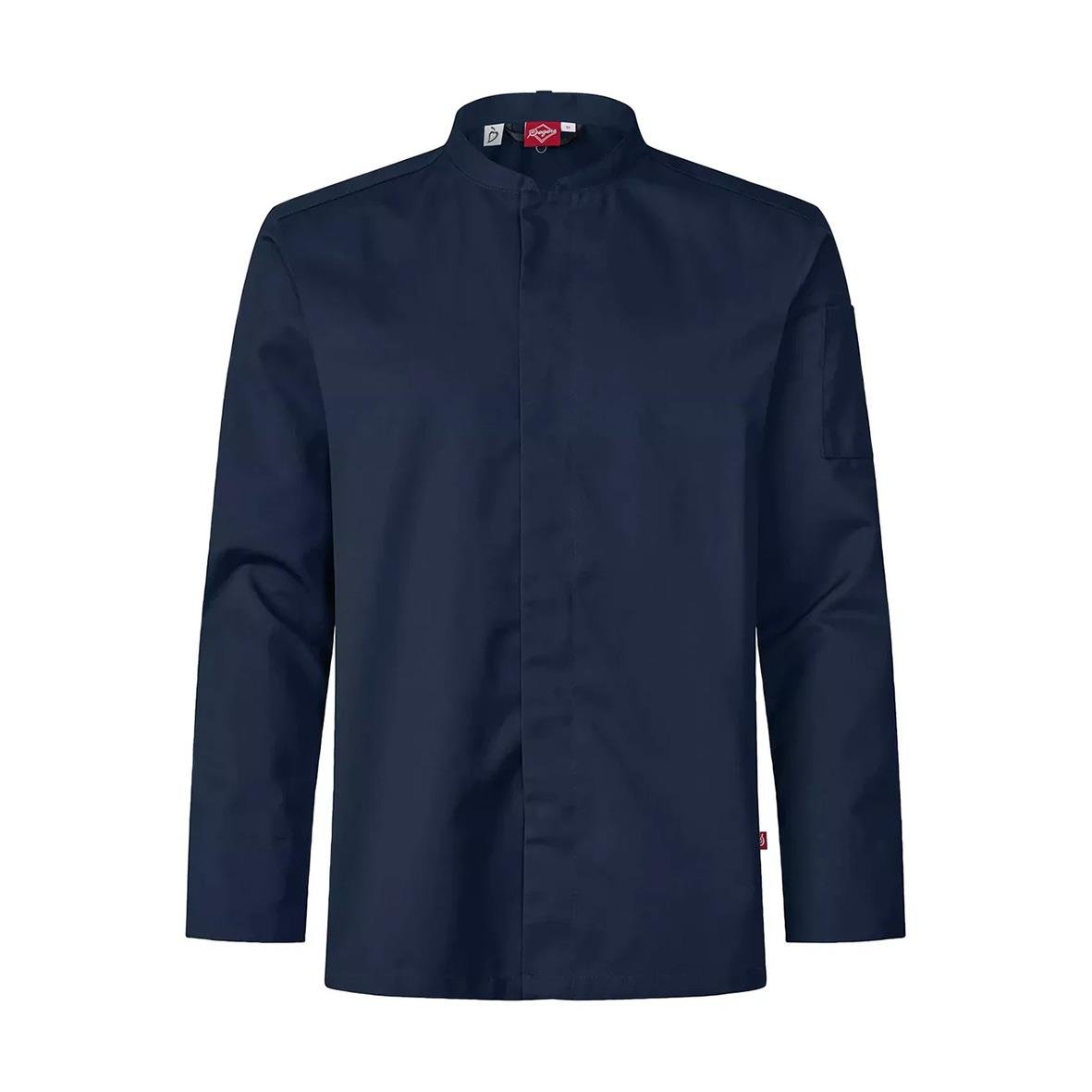 Mörk marin kockskjorta Segers 1099 unisex i storlek XXS