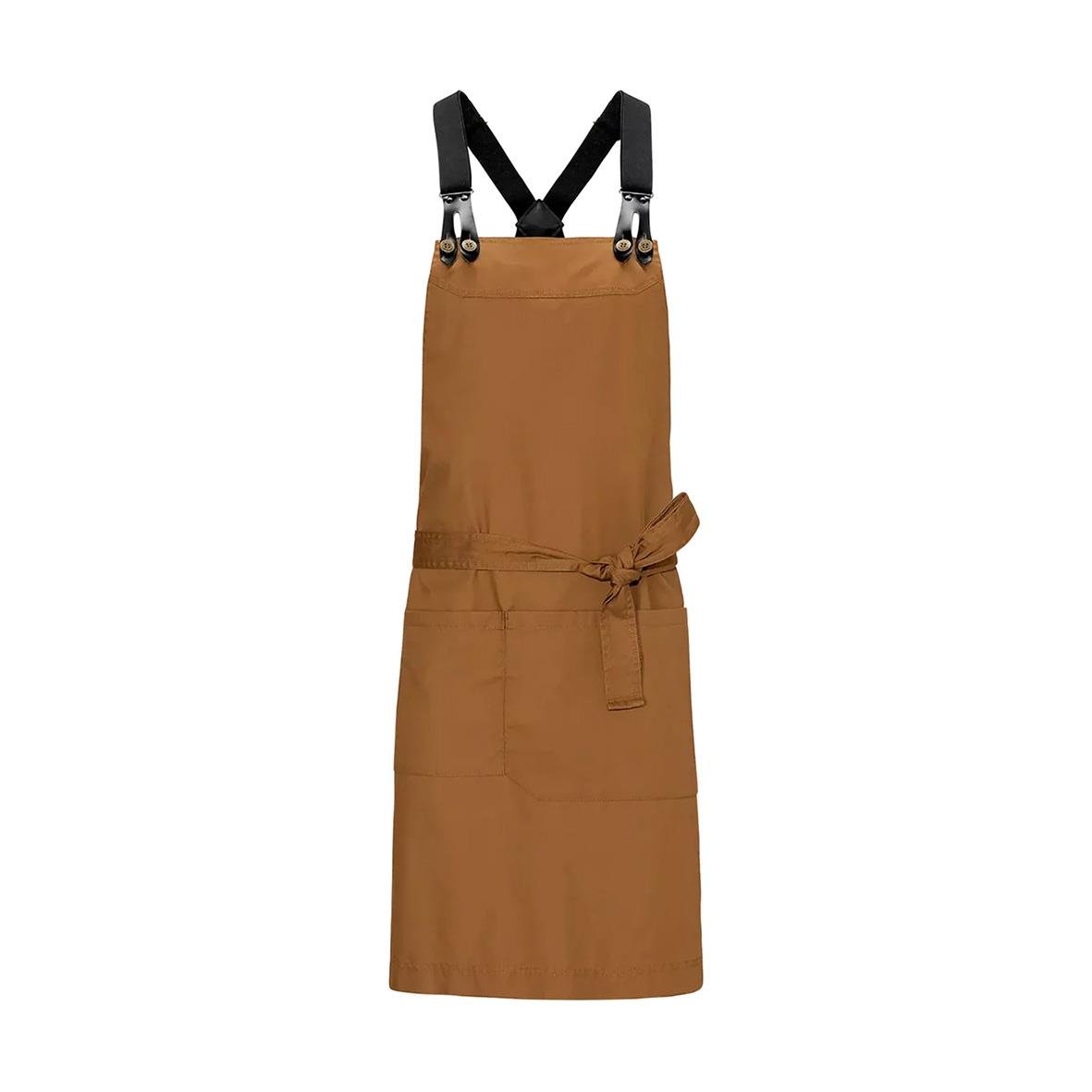 Bröstlappsförkläde Segers 4078 Nougat 75x90