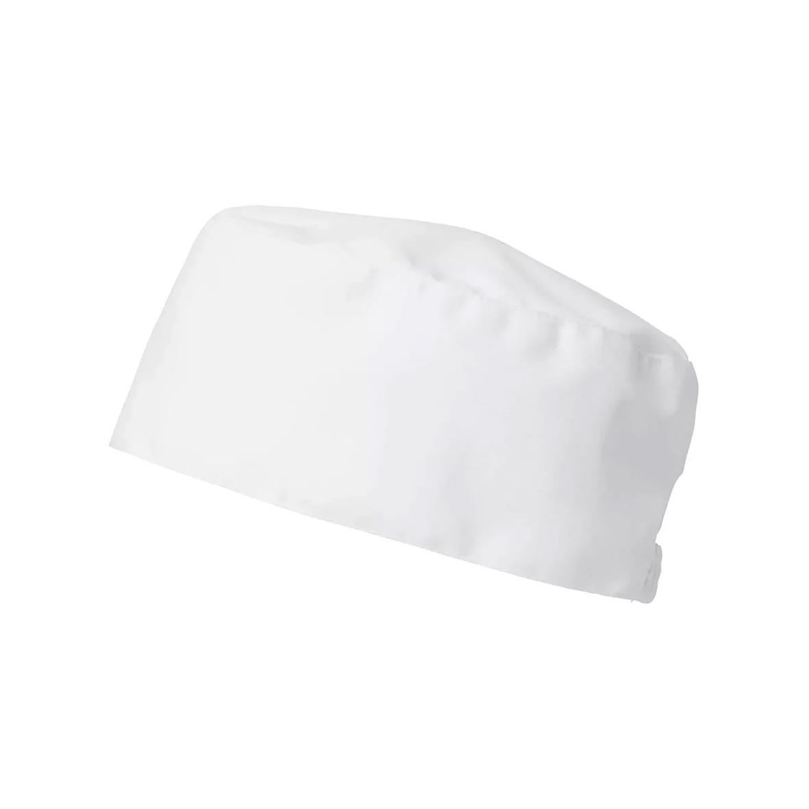 Vit kockmössa Segers 0563 i storlek S/M