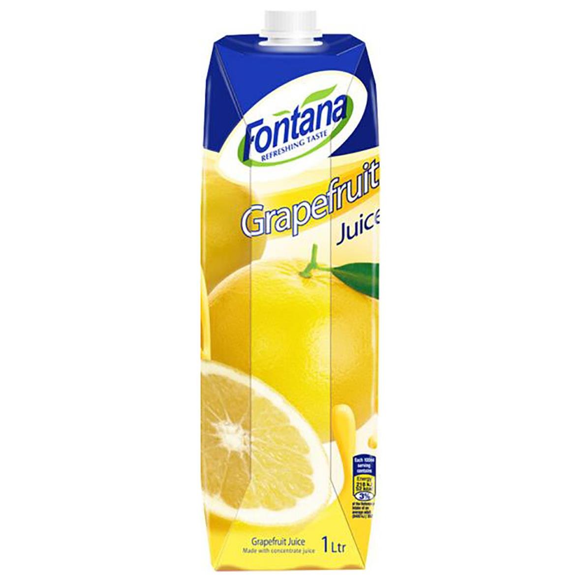 Fontana Grapefruktjuice 1L flaska