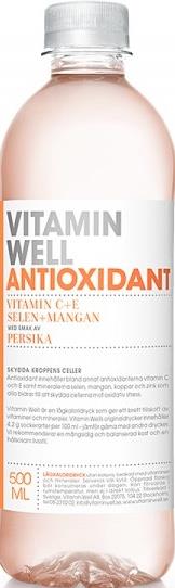 Energidryck Vitamin Well Antioxidant PET 33cl inkl pant