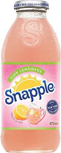 Juice Snapple Pink lemonad glasflaska 473ml 74030106