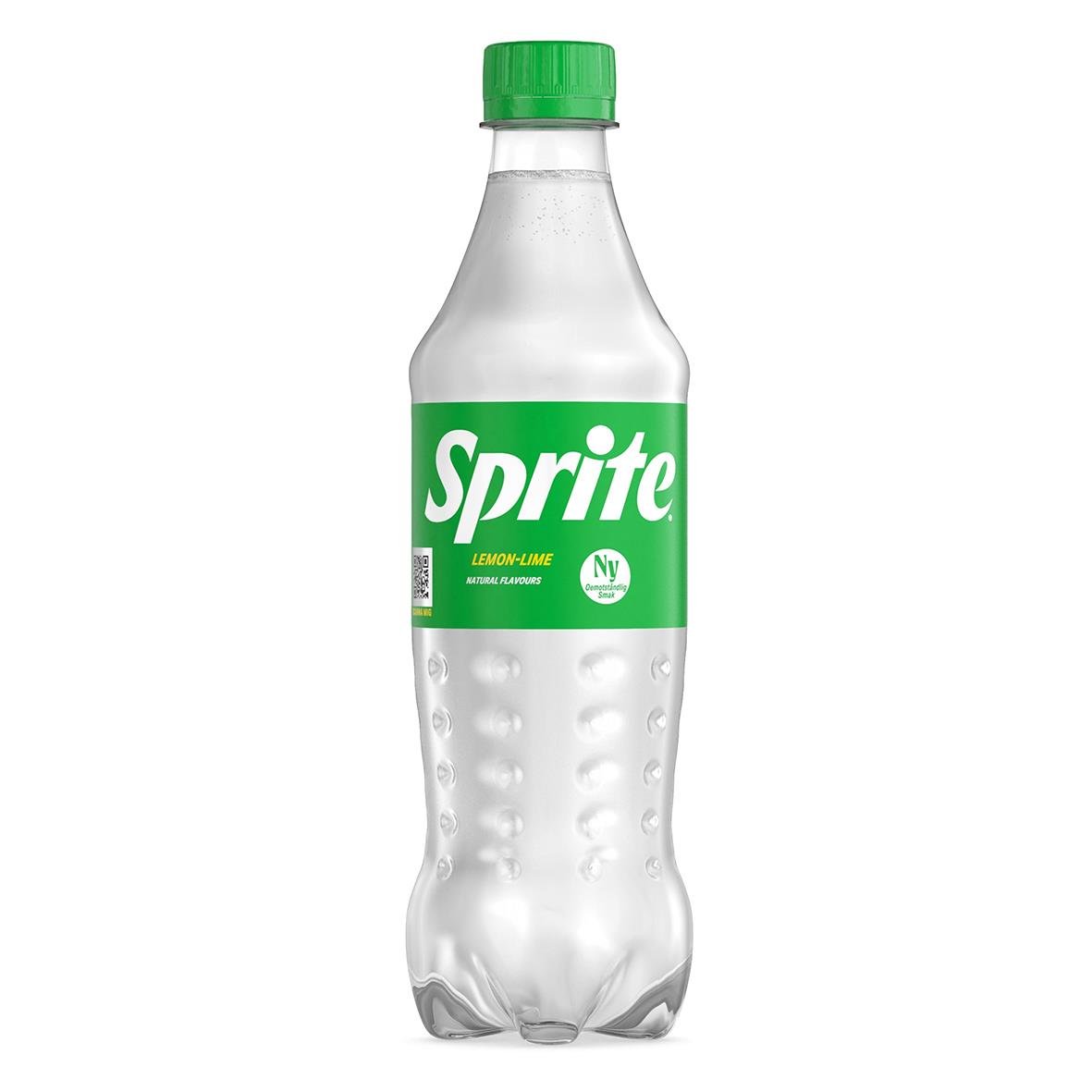 Läsk Sprite PET 50cl med grön kork och etikett