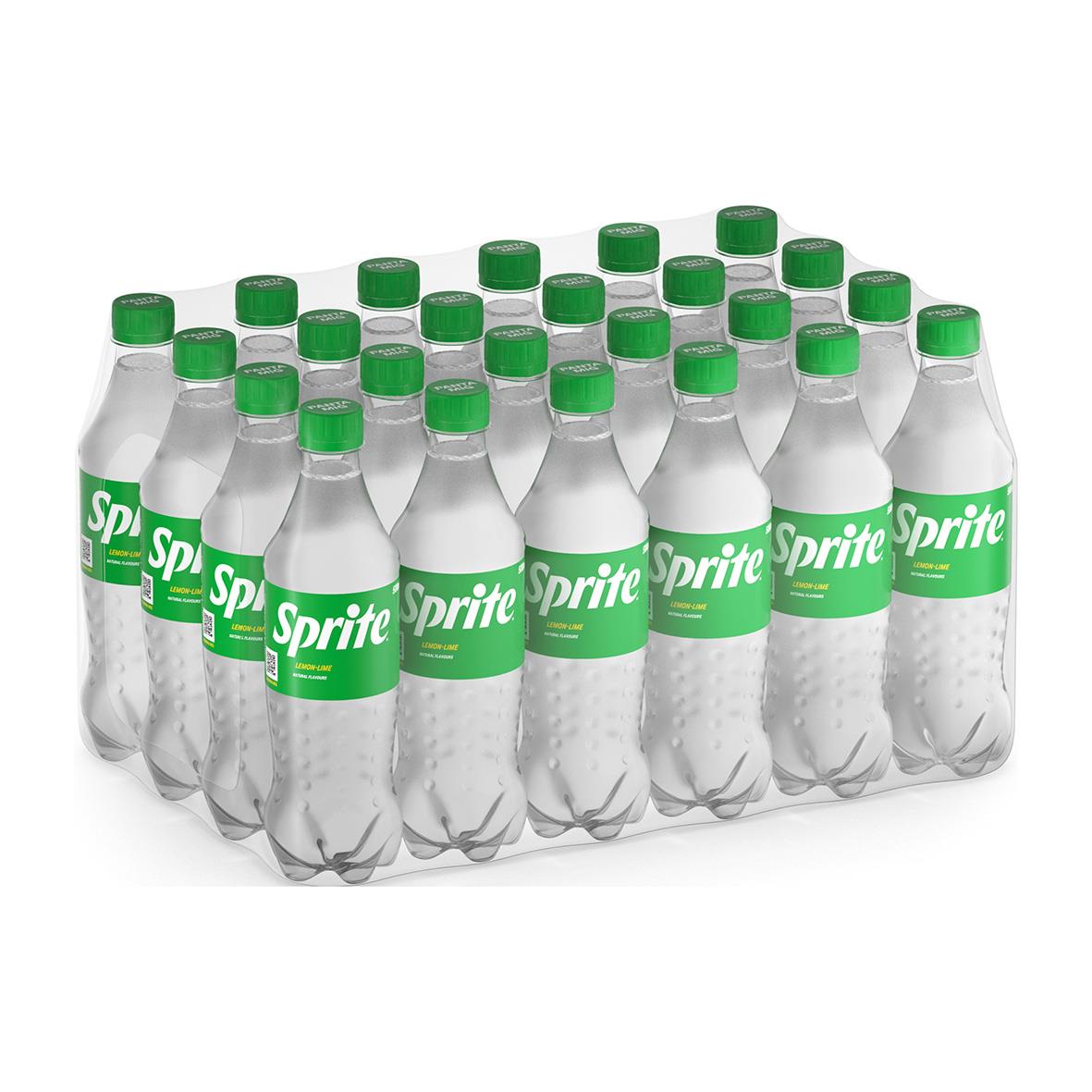 Läsk Sprite PET 50cl med grön kork och etikett
