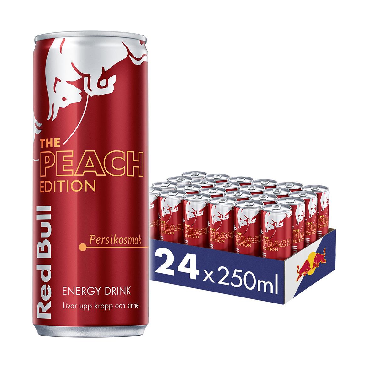 Energidryck Red Bull Peach Edition 25cl Inkl Pant