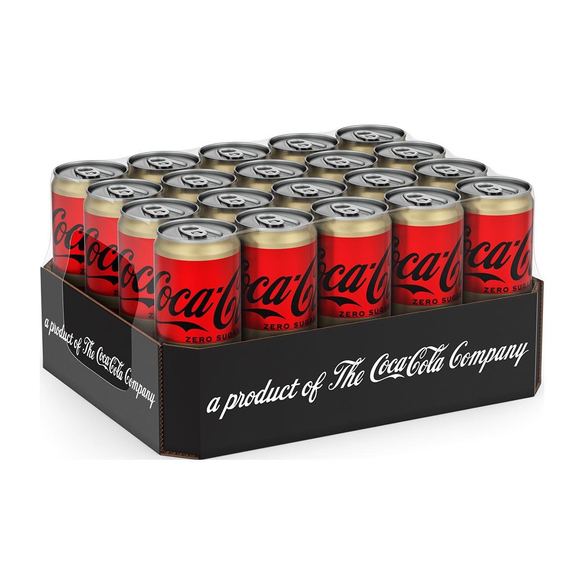 Läsk Coca-Cola Zero Koffeinfri burk 33cl inklusive pant