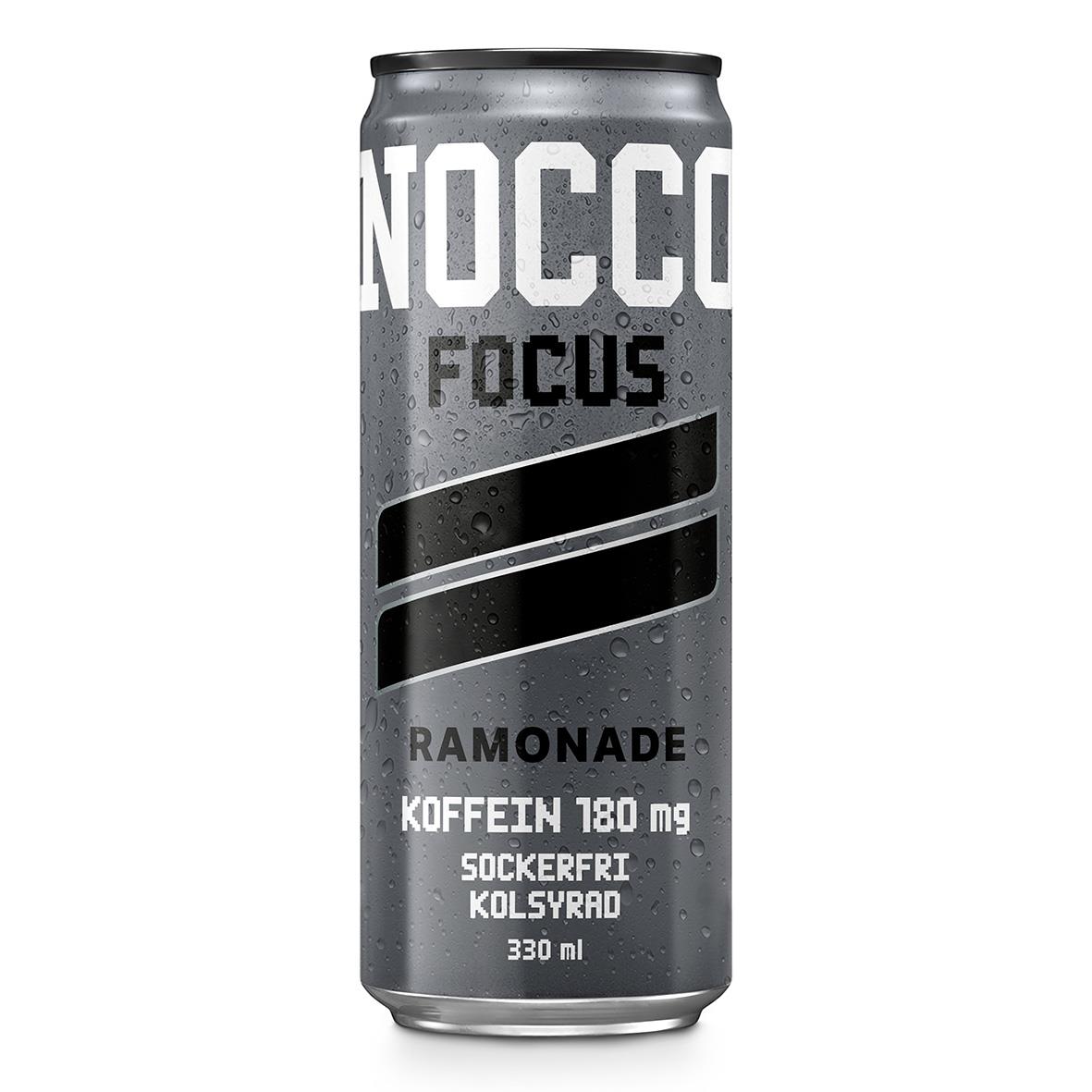 Energidryck Nocco Ramonade 33cl med koffein och sockerfri, 330 ml