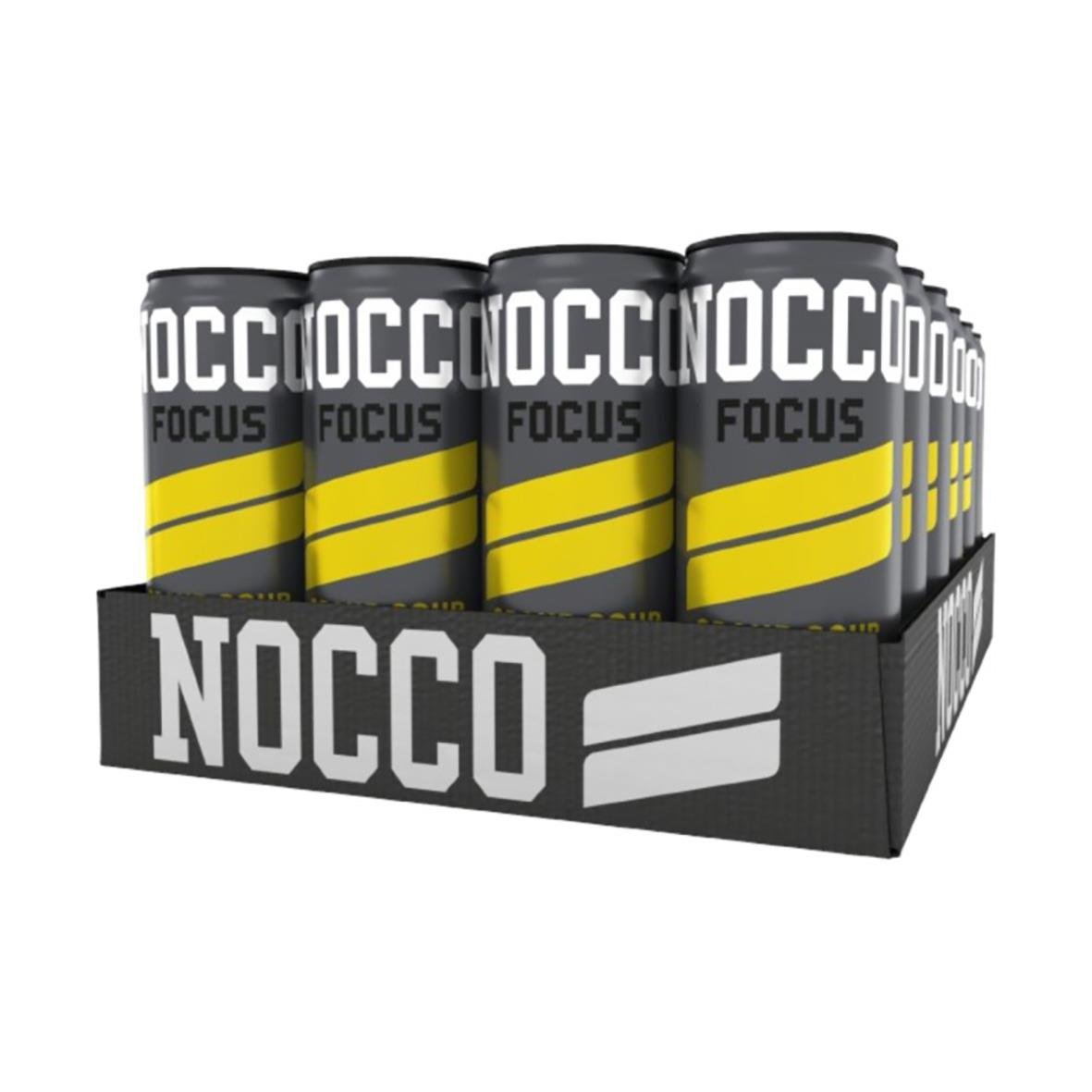 Energidryck Nocco Grand Sour 33cl med citron, fläder och äpple, inklusive pant