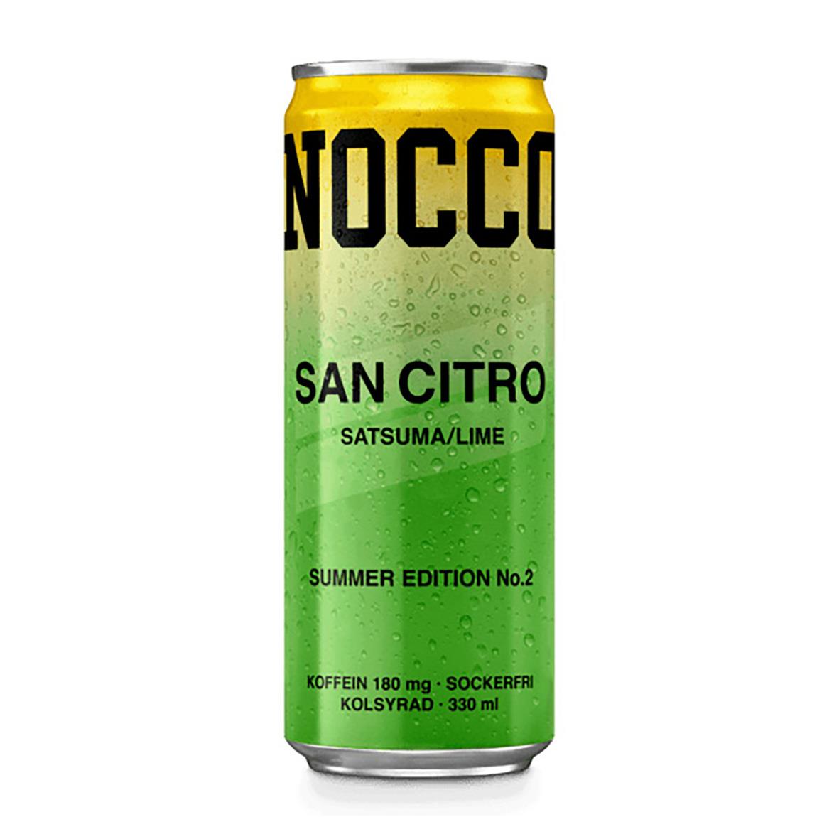 Energidryck Nocco San Citro satsuma/lime 33cl inkl pant