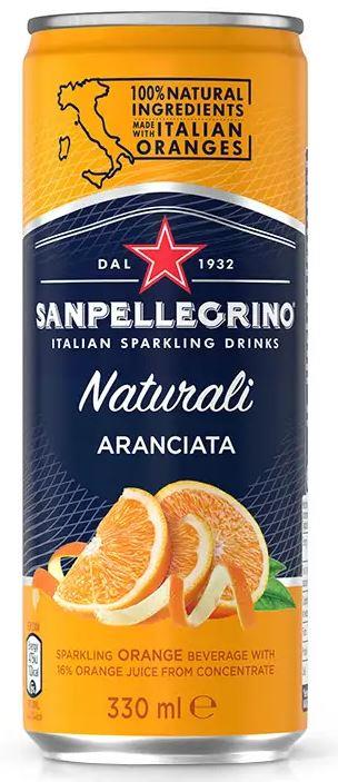 Kolsyrad Dryck San Pellegrino Aranciata Naturall 33cl