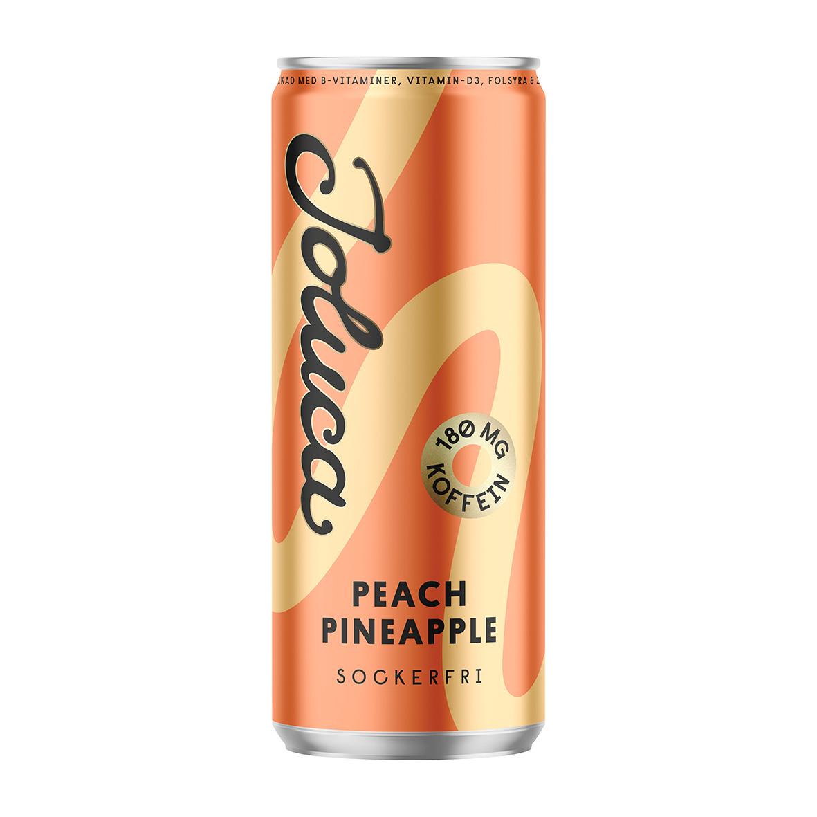 Energidryck Joluca Peach Pineapple 33cl utan pant
