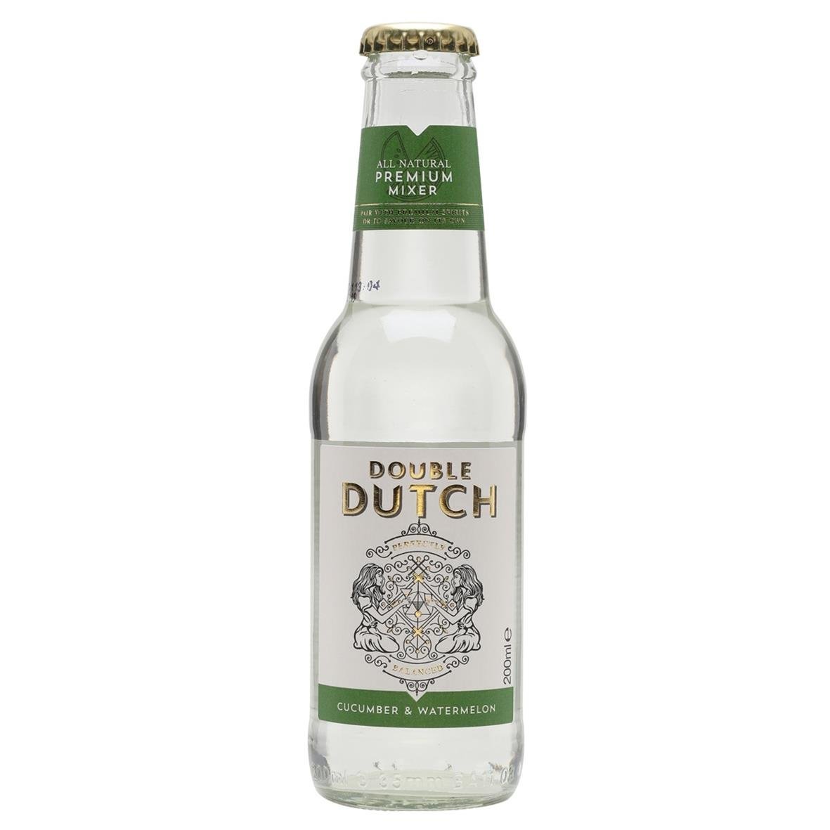 Double Dutch tonic med gurka och vattenmelon, 20cl, naturlig premium mixer