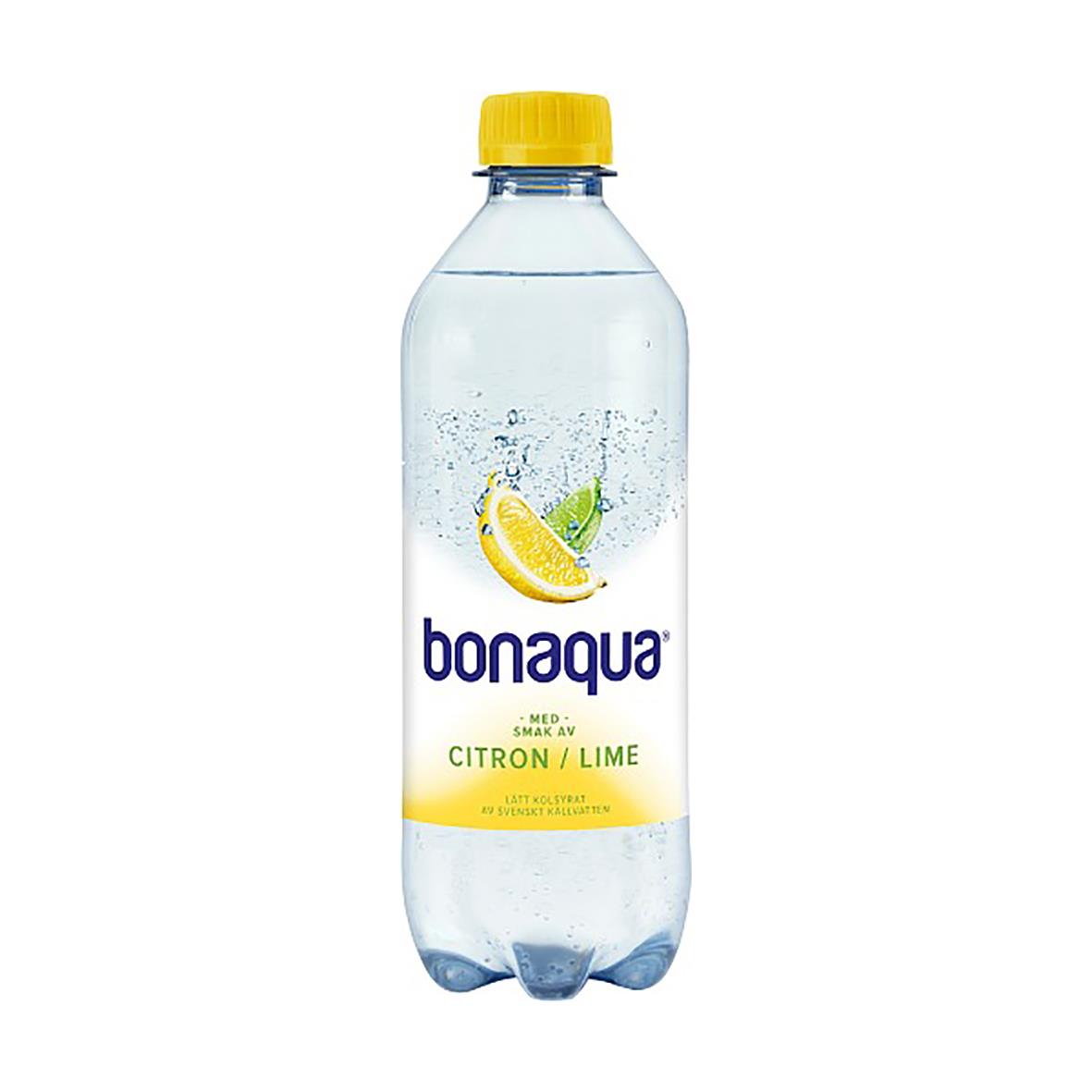 Kolsyrat vatten Bonaqua Citron/Lime PET 50cl inkl pant
