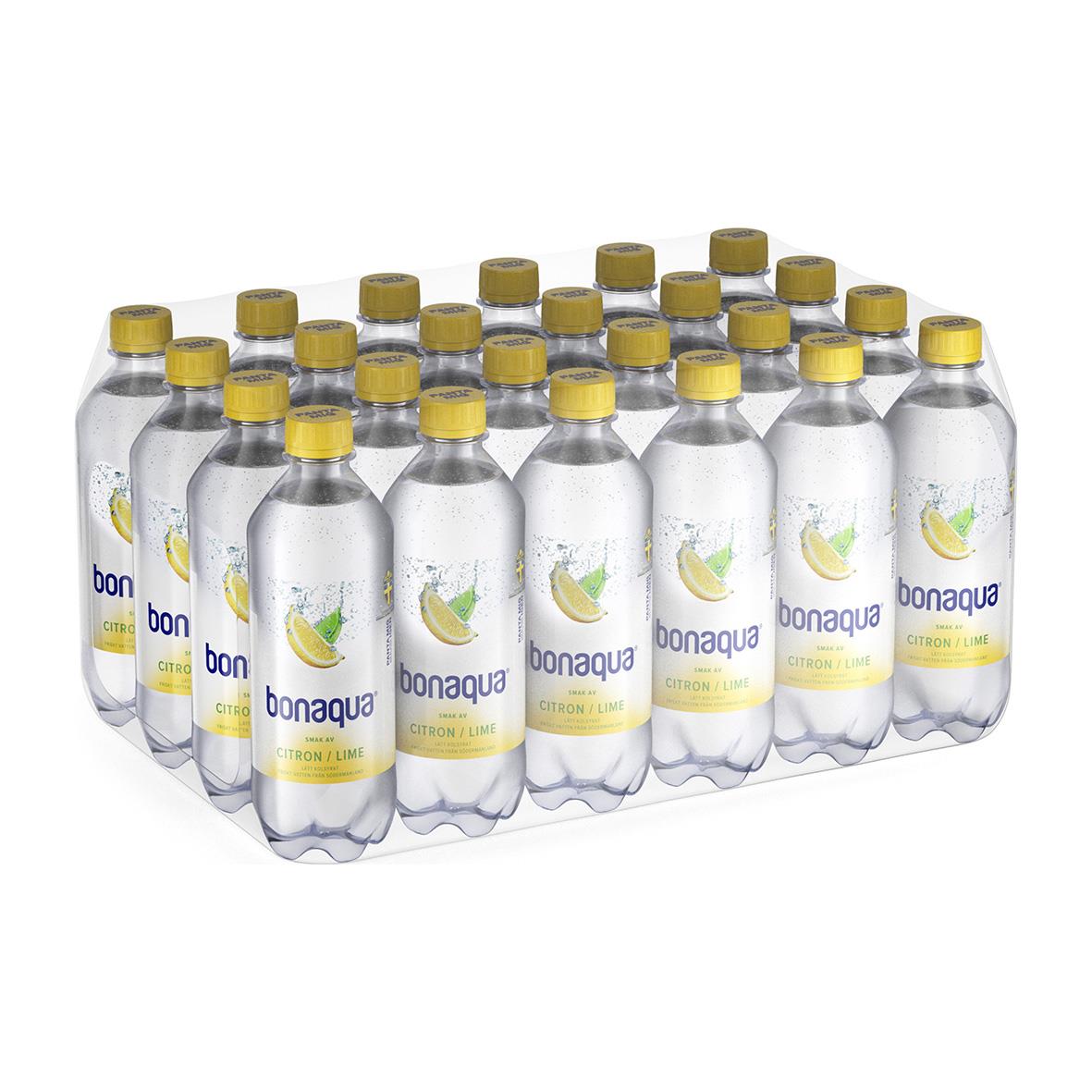 Kolsyrat vatten Bonaqua Citron/Lime PET 50cl med pant