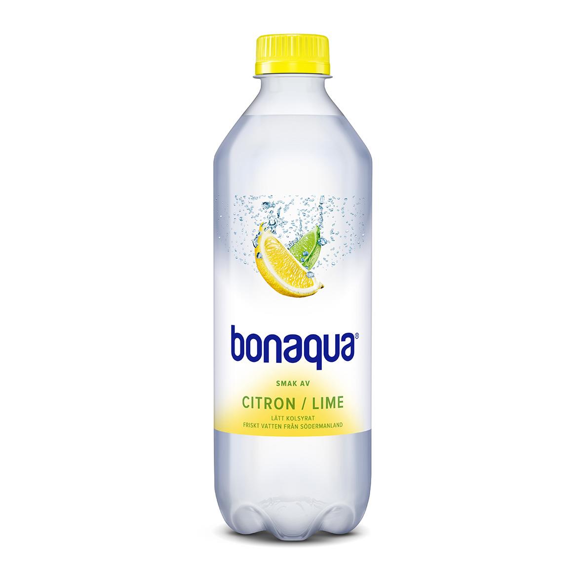 Kolsyrat vatten Bonaqua Citron/Lime PET 50cl inkl pant