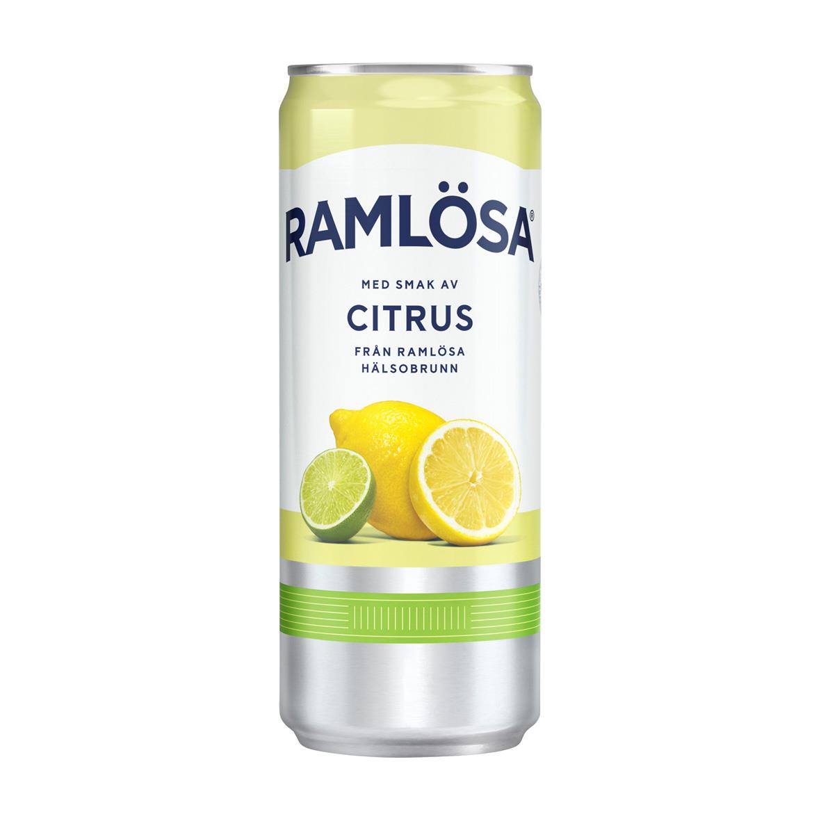 Kolsyrat vatten Ramlösa Citrus 33cl utan pant