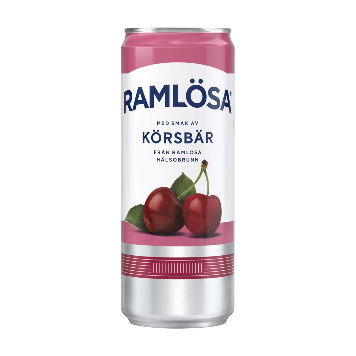 Kolsyrat vatten Ramlösa Körsbär i burk 33cl utan pant