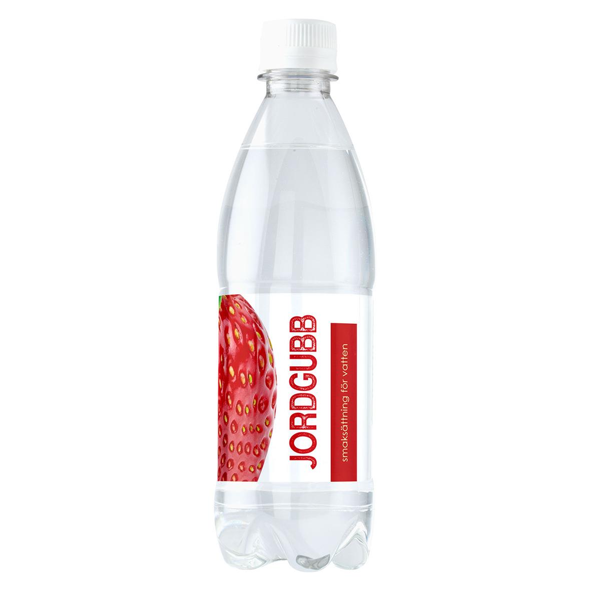 500ml plastflaska med jordgubbssmakande Aroma Escowa smaksättning