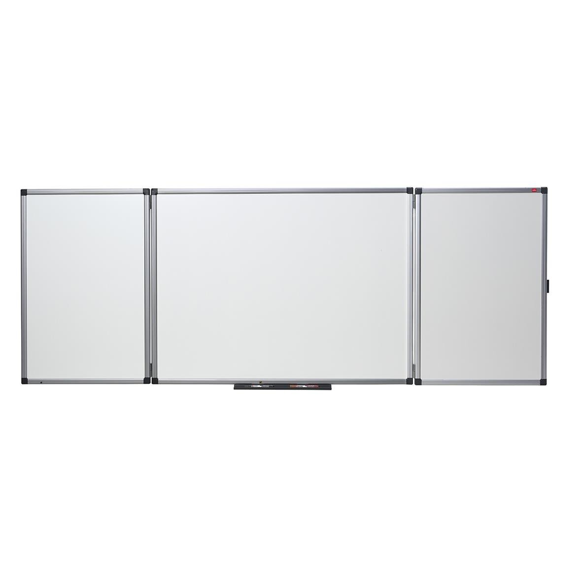 Stor whiteboardtavla Nobo Triptych Emalj 1200x900mm med tre sektioner