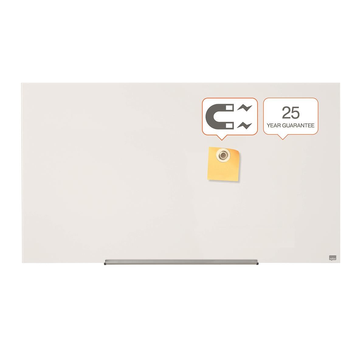 Glastavla Nobo Impression Pro 57 tum vit, mått 1260x711mm, 25 års garanti