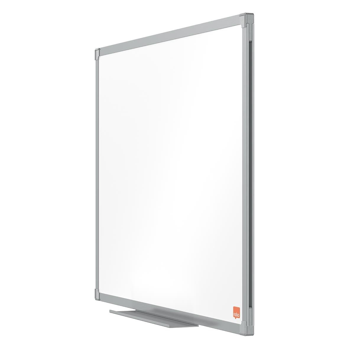 Vitwhiteboardtavla Nobo Essence Emalj 600x450mm med ram och stativ