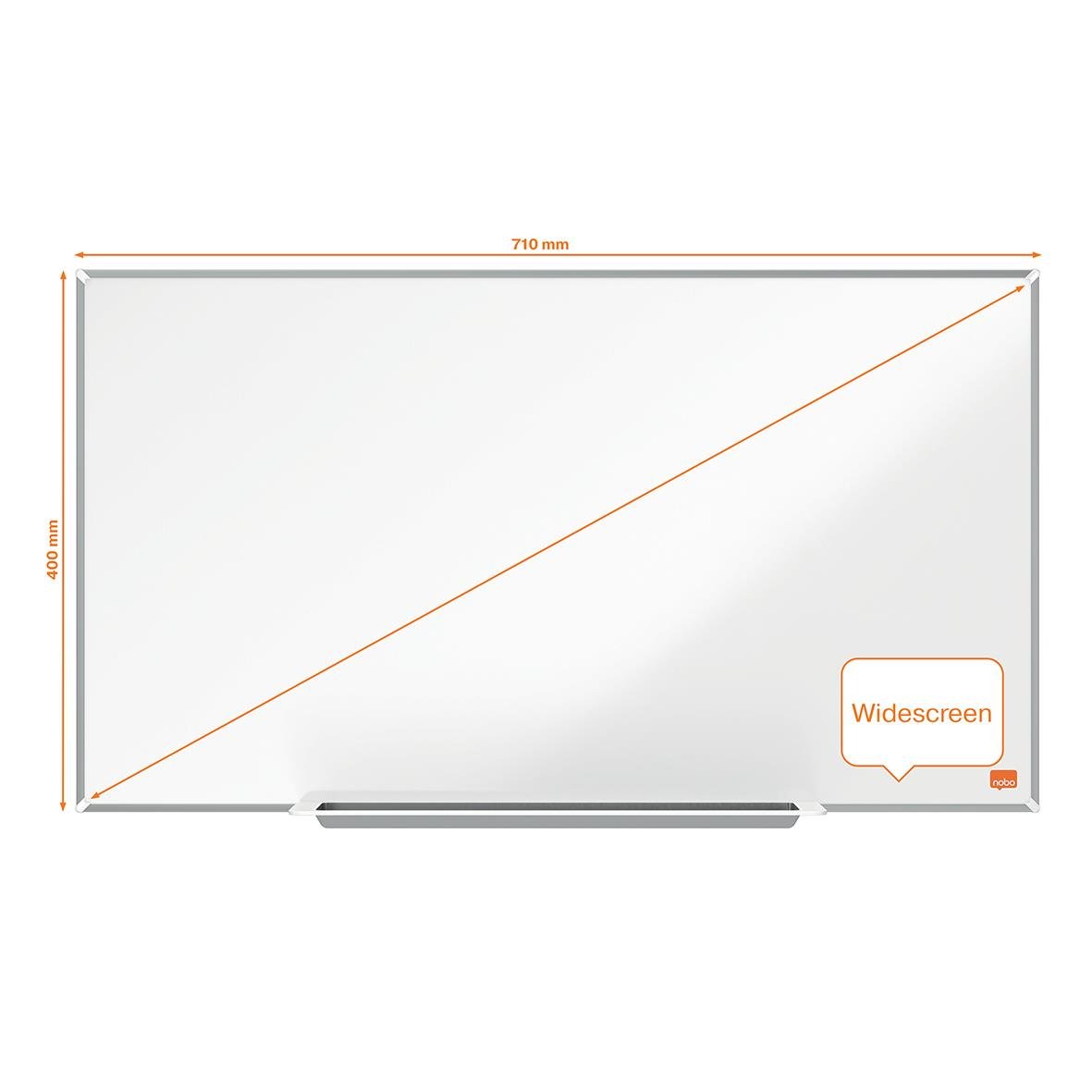 Whiteboardtavla Nobo Impression Pro Widescreen Emalj 71x40cm 75010498_5