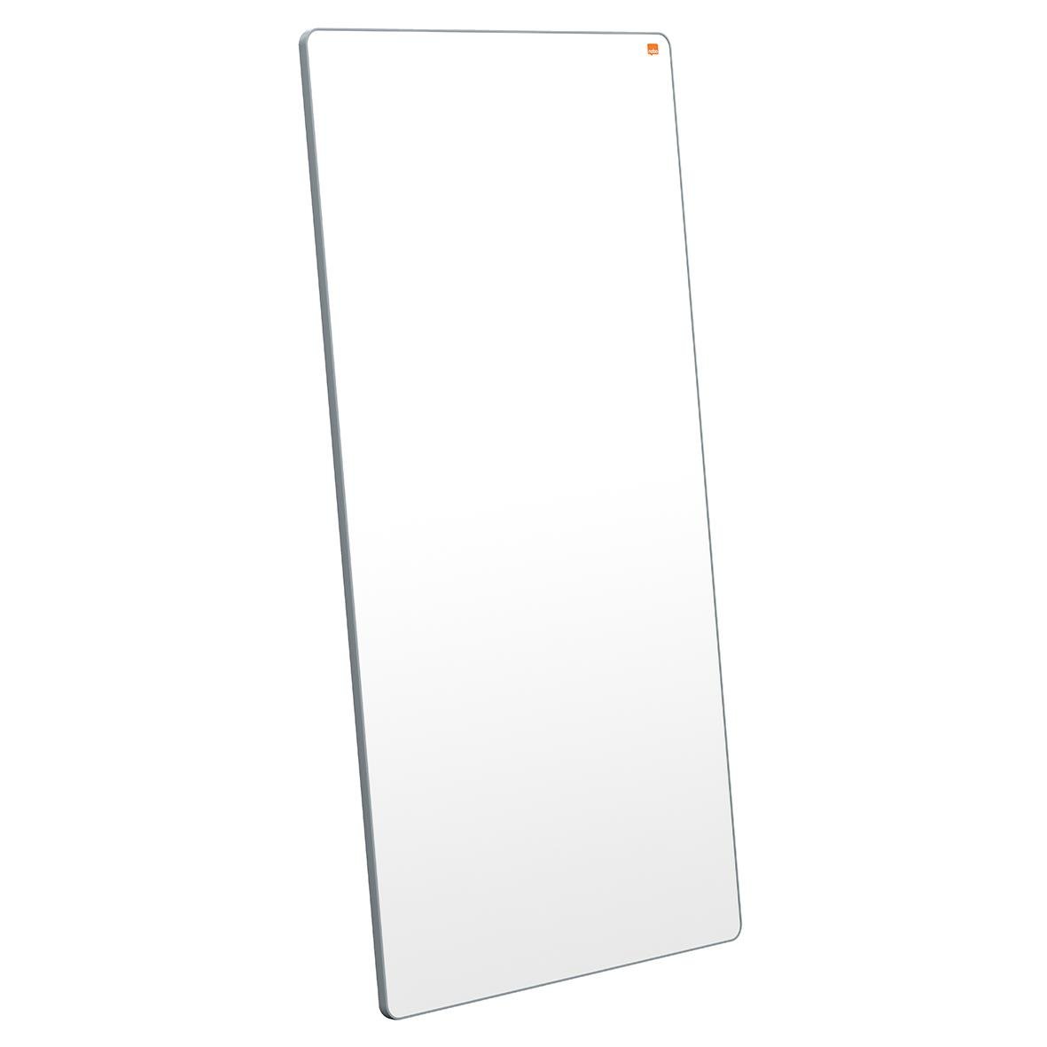 Stor whiteboardtavla Nobo Move & Meet Extratavla 1800x900mm med vit yta och svart ram