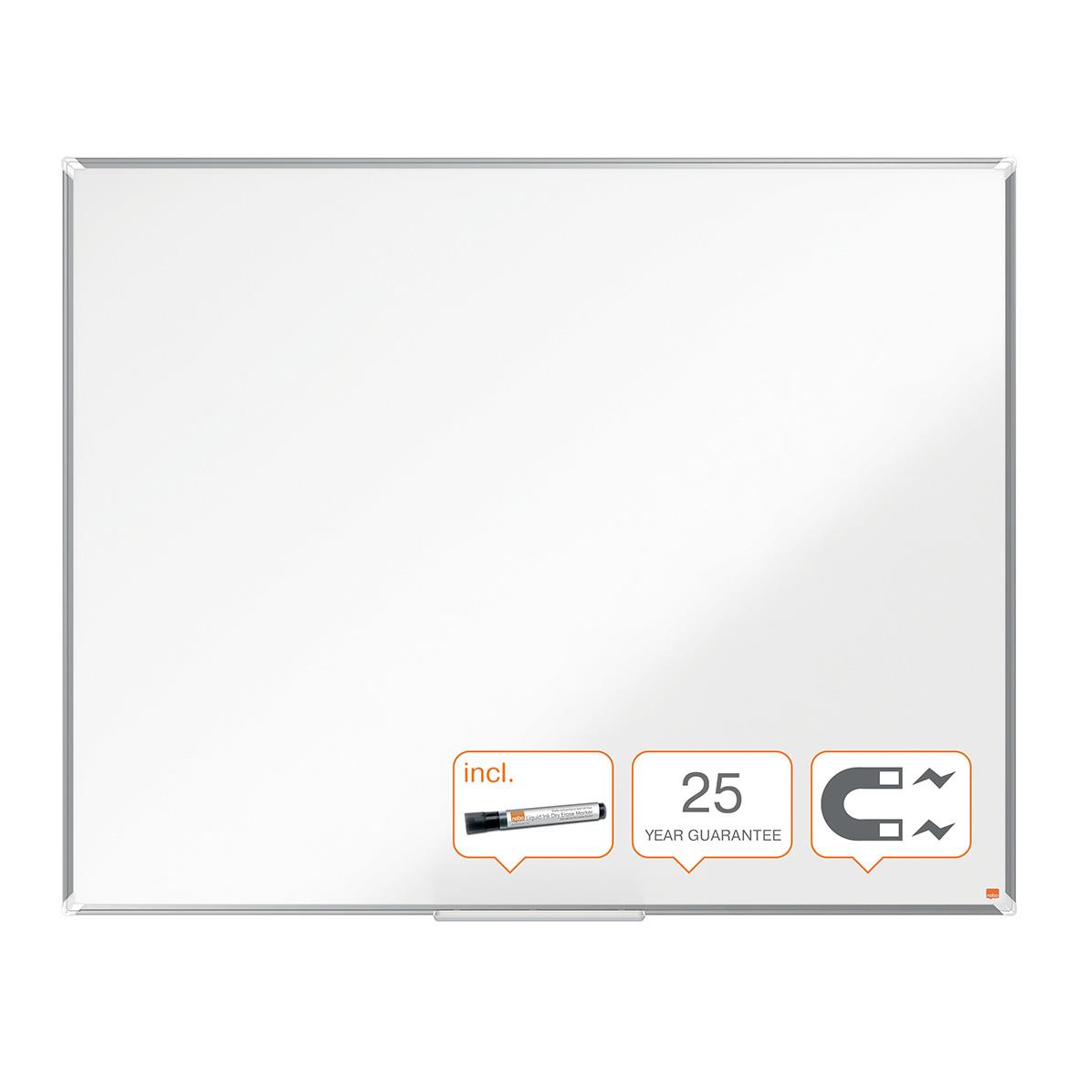 Vitwhiteboardtavla Nobo Premium Plus Emalj 1500x1200mm