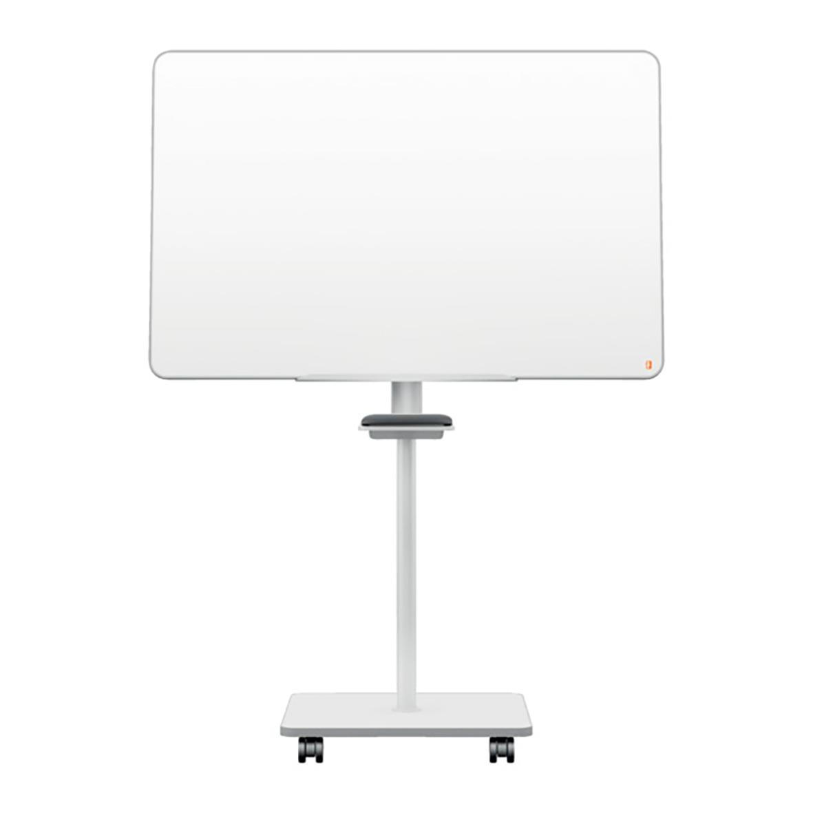 Vitwhiteboardtavla Nobo Move & Meet på hjul, 700x1000mm