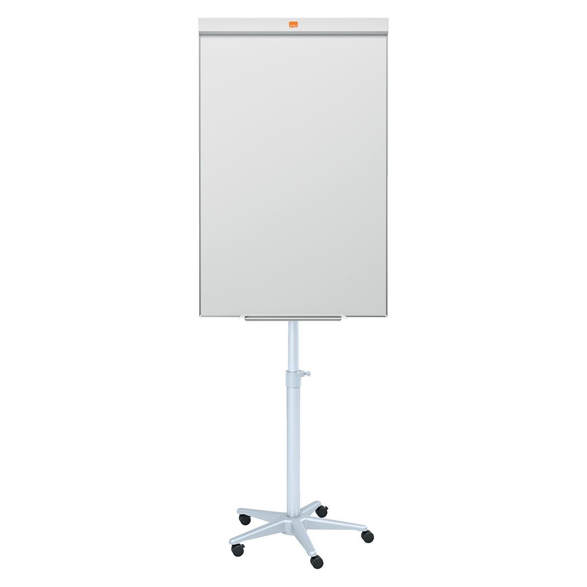 Vit konferensställning Nobo Mobil NanoClean med hjul och justerbar höjd