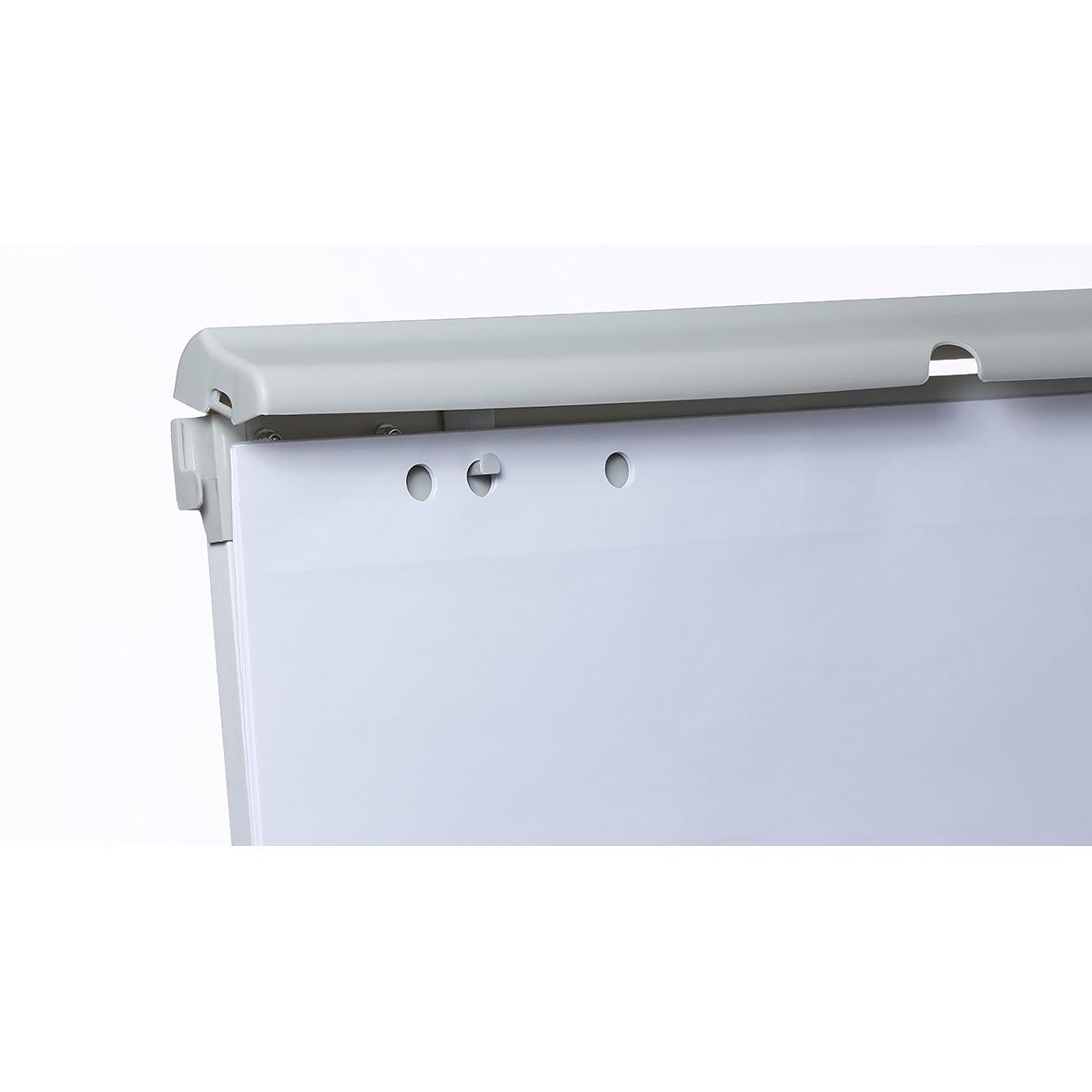 Blädderblocksställ Dahle Team med magnetisk yta på hjul och två armar