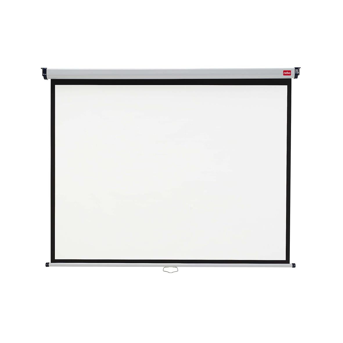 Manuell projektorduk Nobo för vägg eller tak, 175x133cm