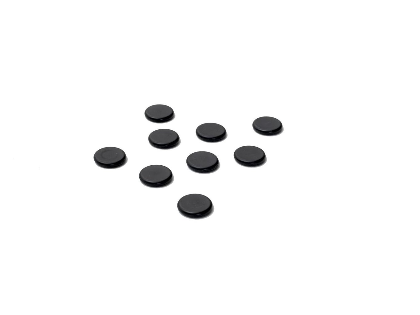 Svarta magneter för glastavla, Ø30mm, extra starka
