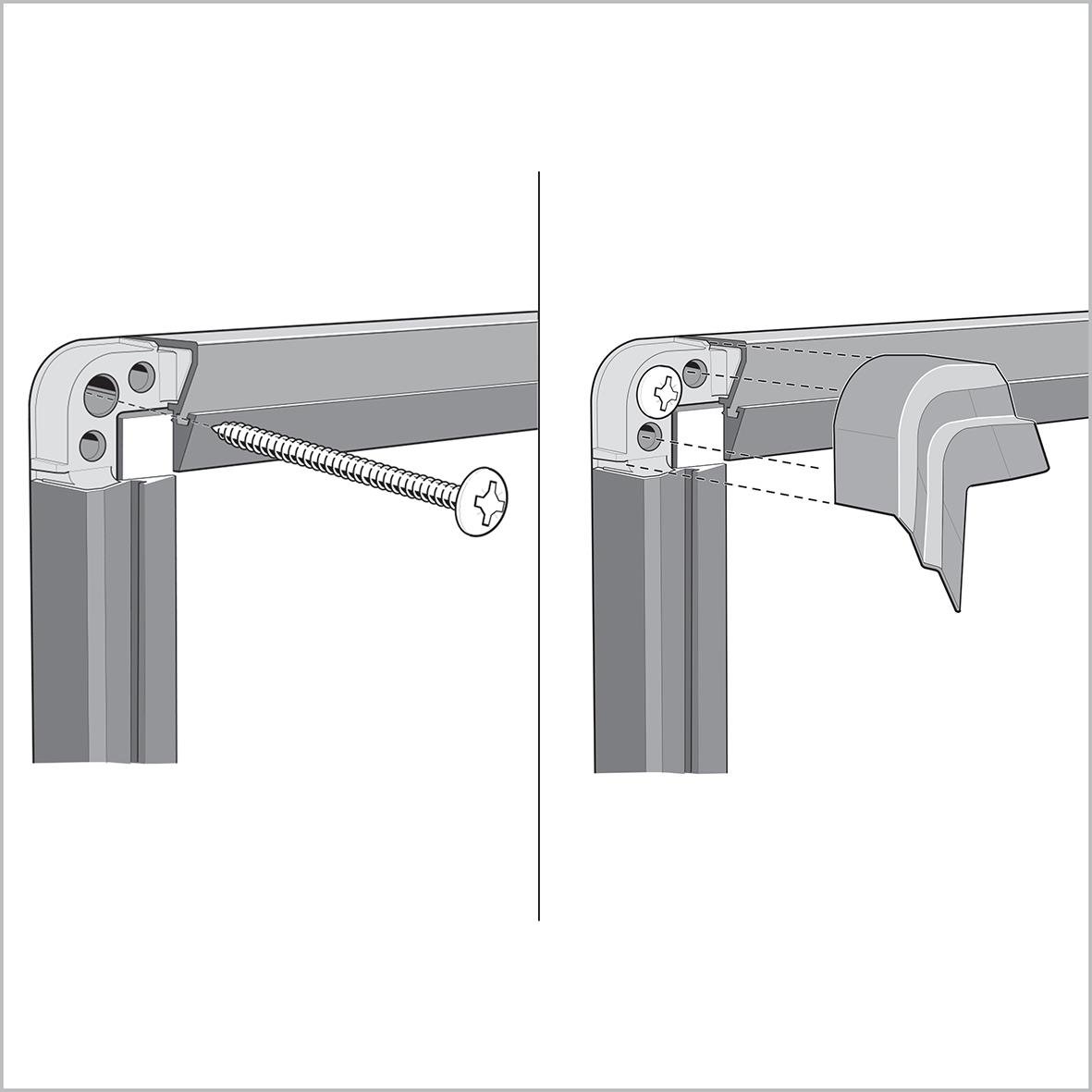 Anslagstavla Nobo Premium Plus Kork 60x45cm med monteringsanvisning
