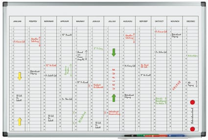 Planeringstavla Legamaster Årsplan 60x90cm 75070025_2